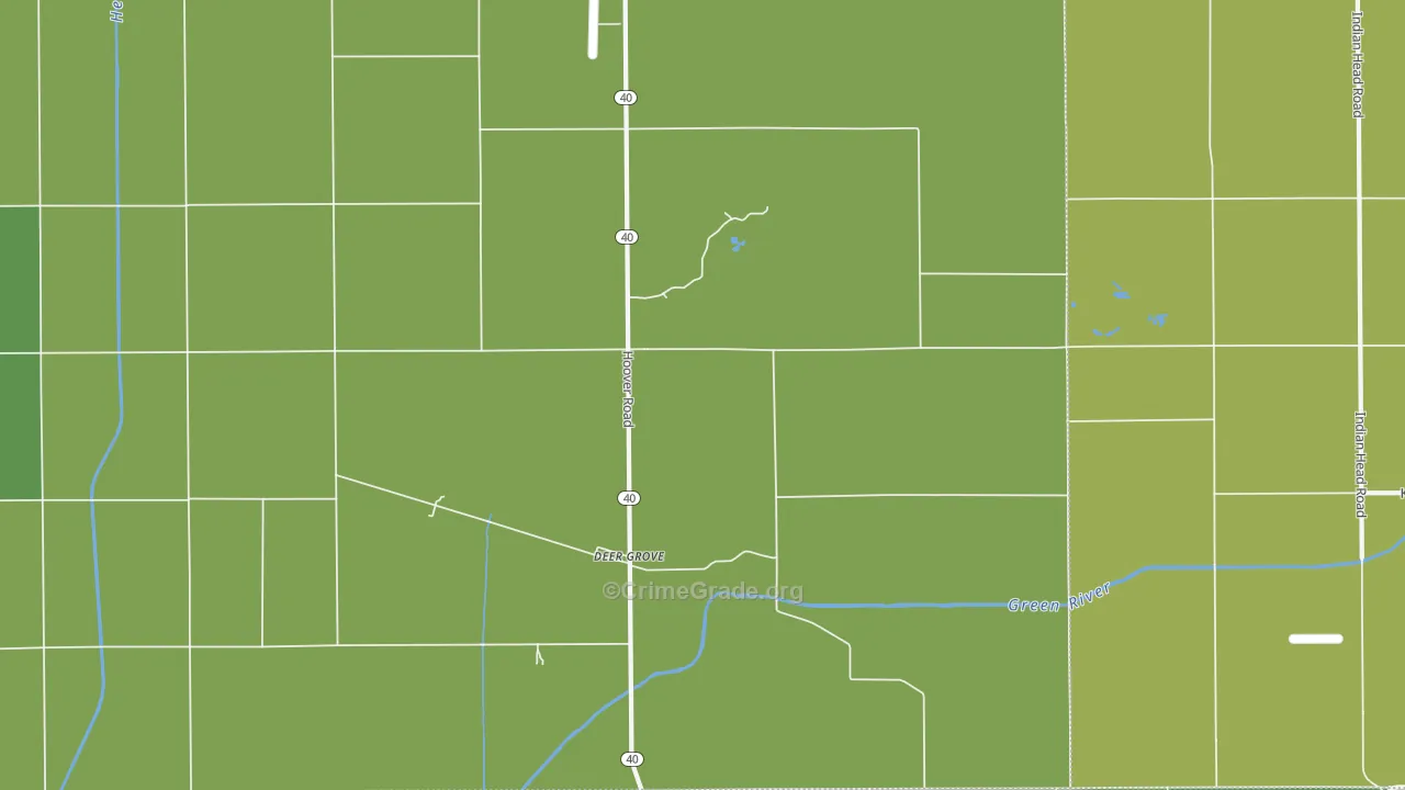 Deer Grove, IL Map of Drug-Related Crime Rates