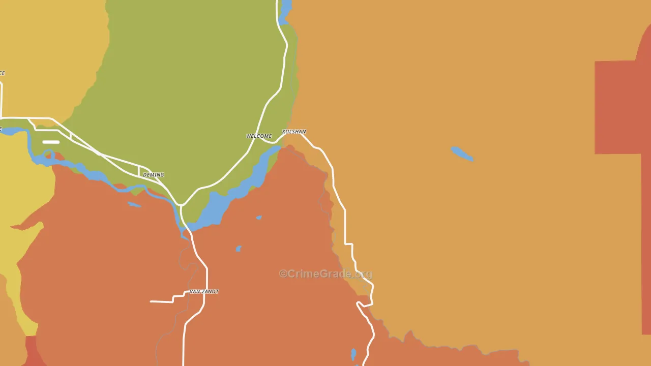 Deming, WA Map of Drug-Related Crime Rates