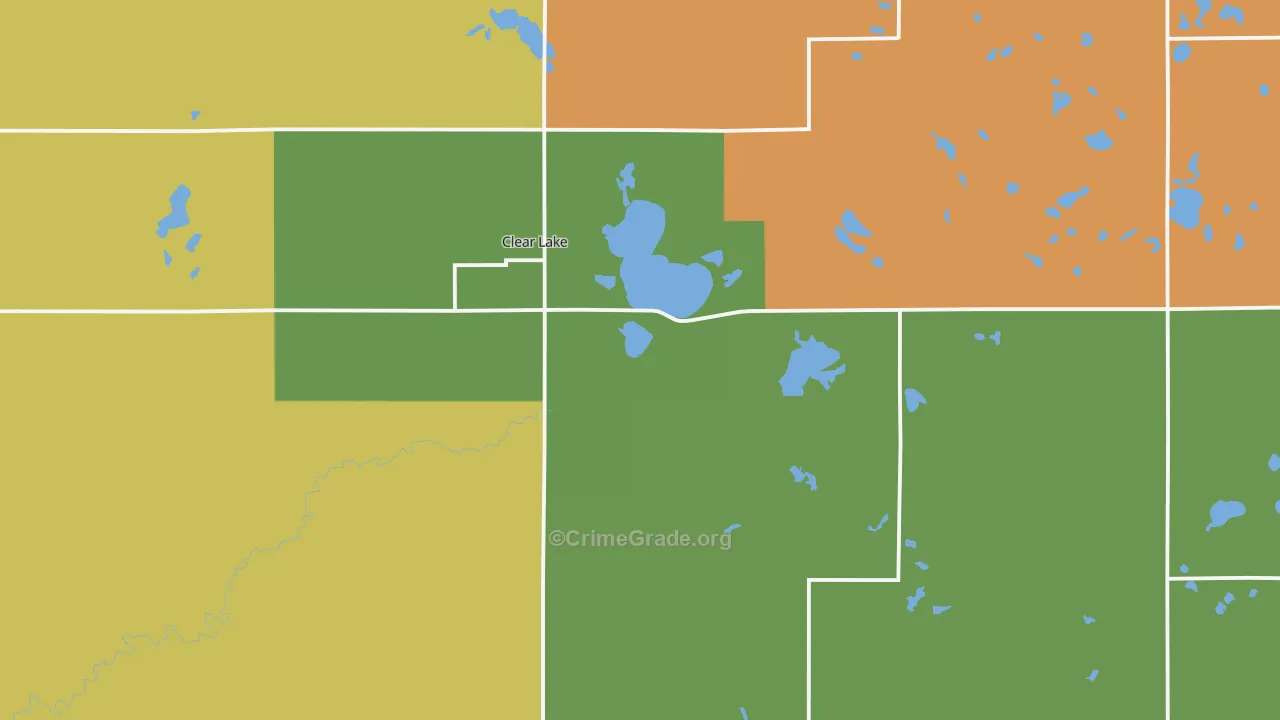 Deuel County, SD Map of Drug-Related Crime Rates
