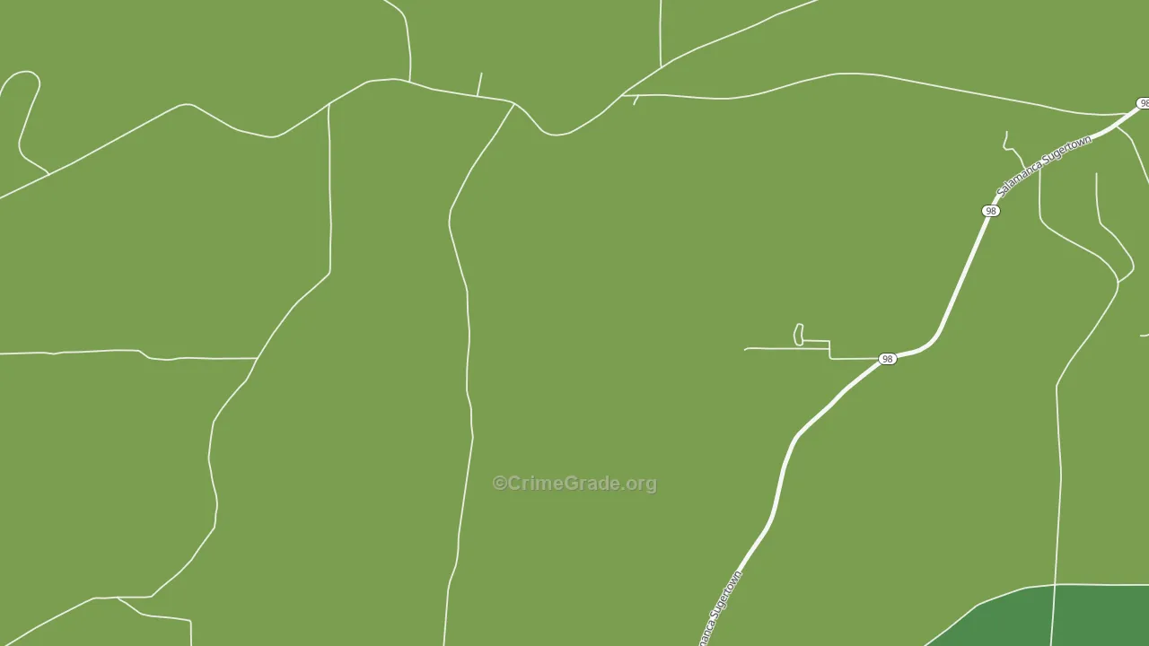 Devereaux, NY Map of Drug-Related Crime Rates