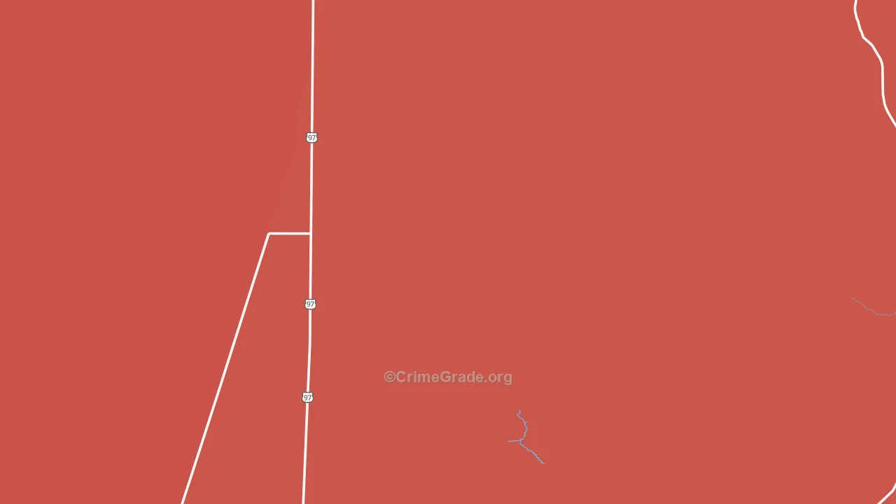 Diamond Lake Junction, OR Map of Drug-Related Crime Rates