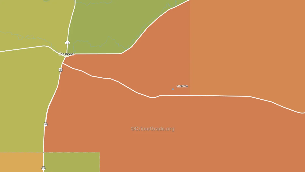 Dietrich, ID Map of Drug-Related Crime Rates