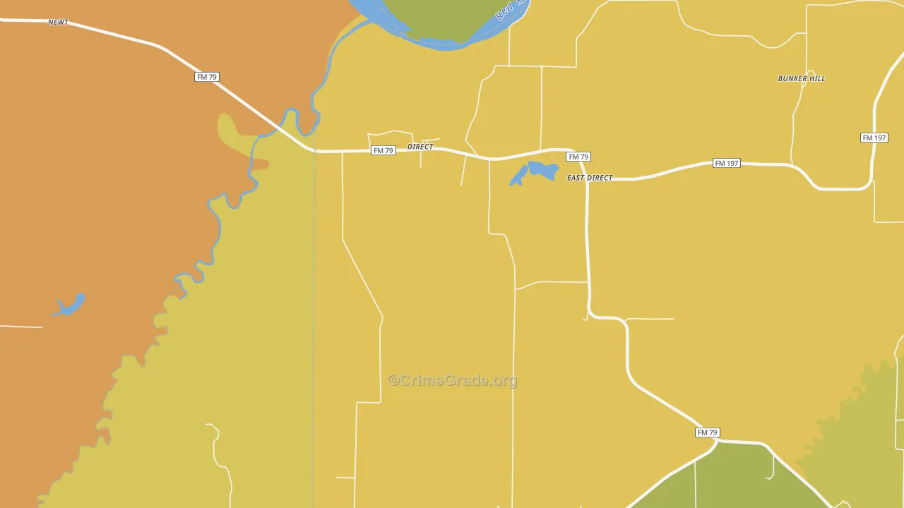 Direct, TX Map of Drug-Related Crime Rates