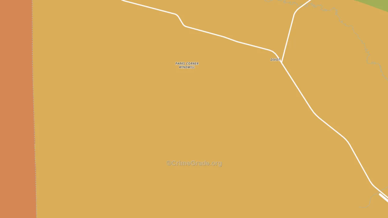 Divot, TX Map of Drug-Related Crime Rates