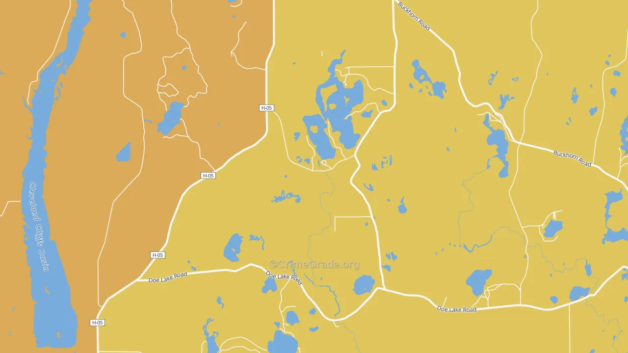 Dixon, MI Map of Drug-Related Crime Rates