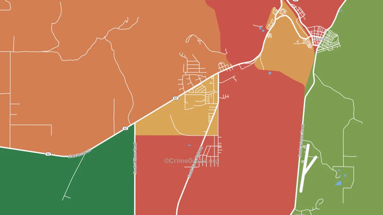 Don Luis, AZ Map of Drug-Related Crime Rates