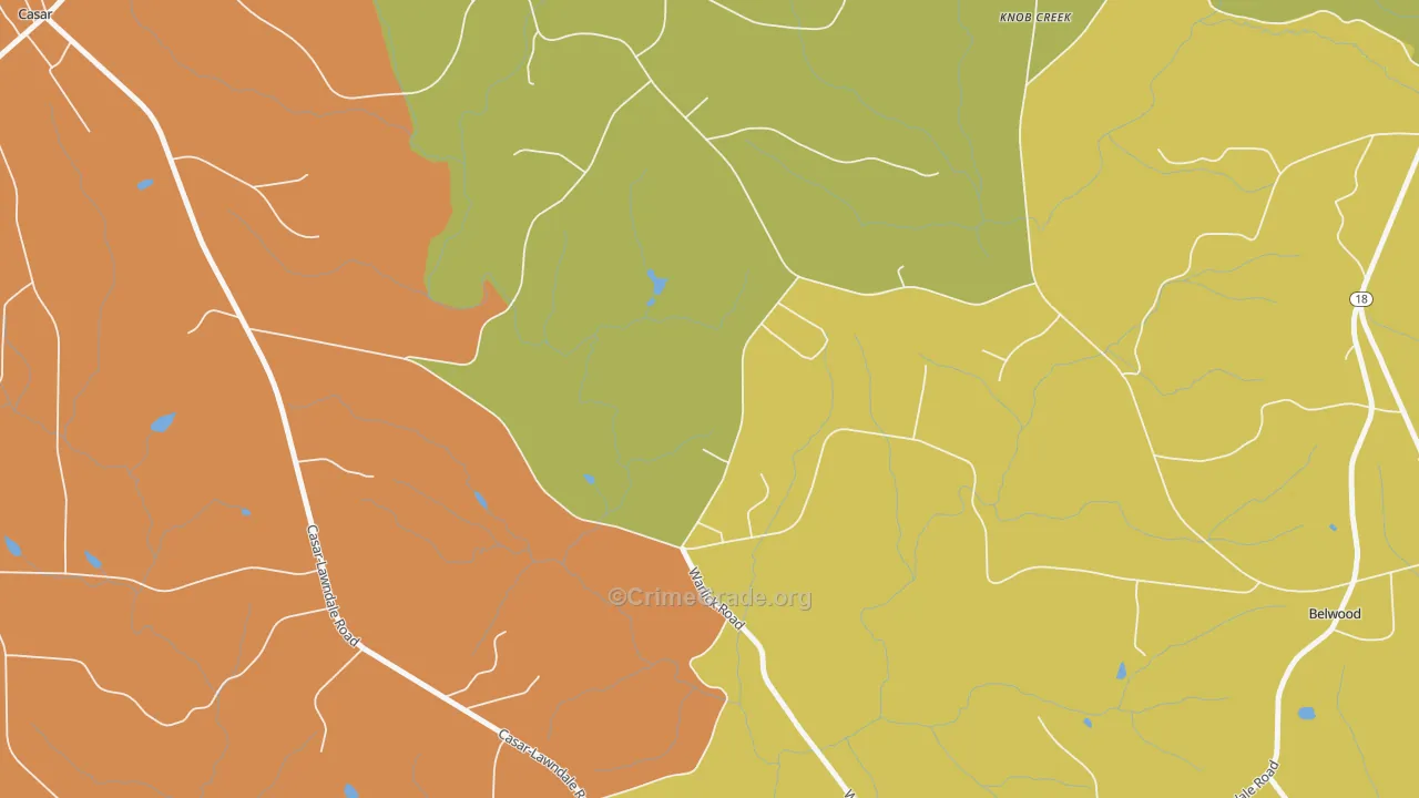 Double Shoals, NC Map of Drug-Related Crime Rates
