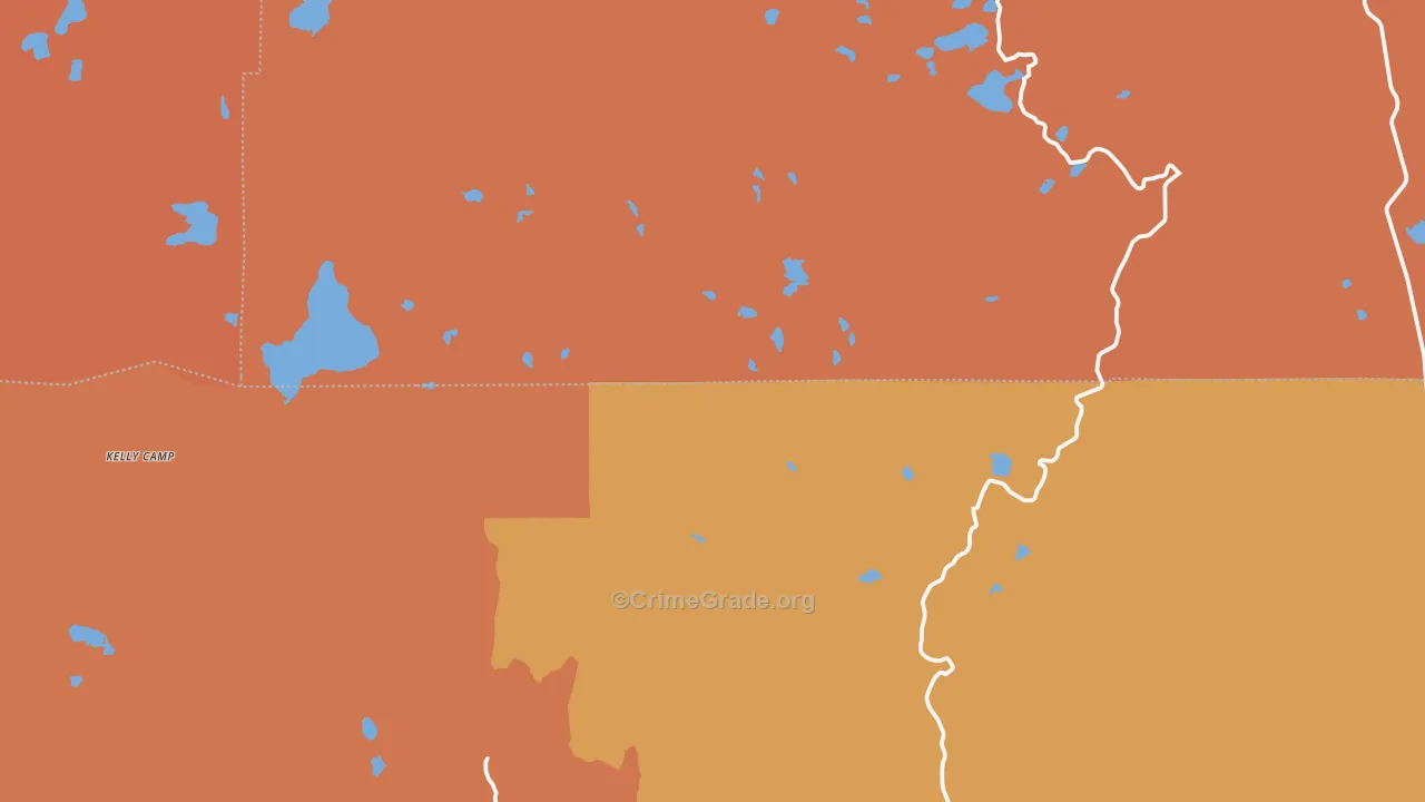 Drakesbad, CA Map of Drug-Related Crime Rates