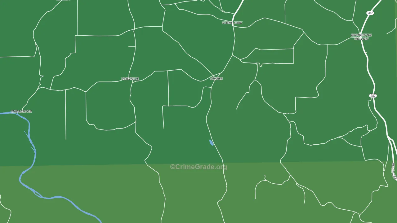 Draper, PA Map of Drug-Related Crime Rates