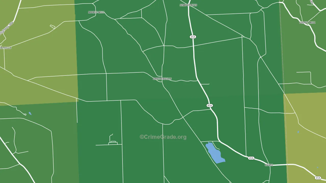 Dresserville, NY Map of Drug-Related Crime Rates