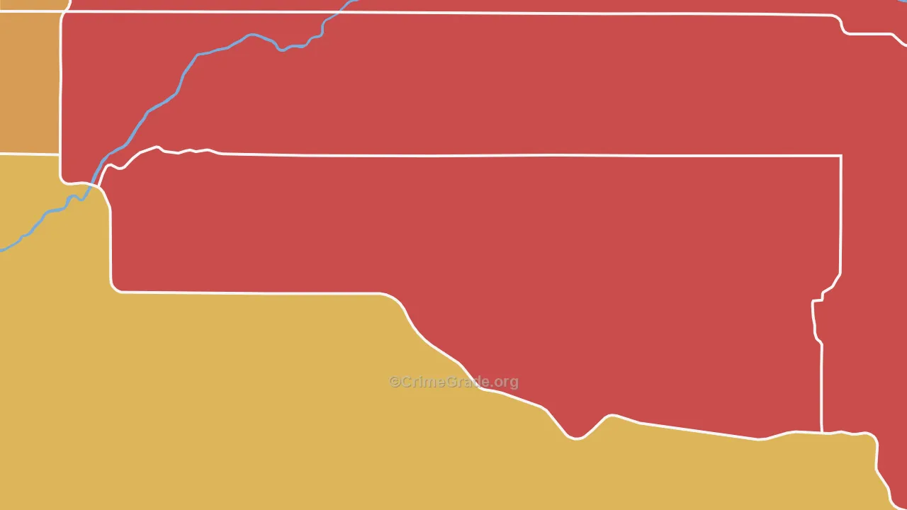 Drummond, ID Map of Drug-Related Crime Rates