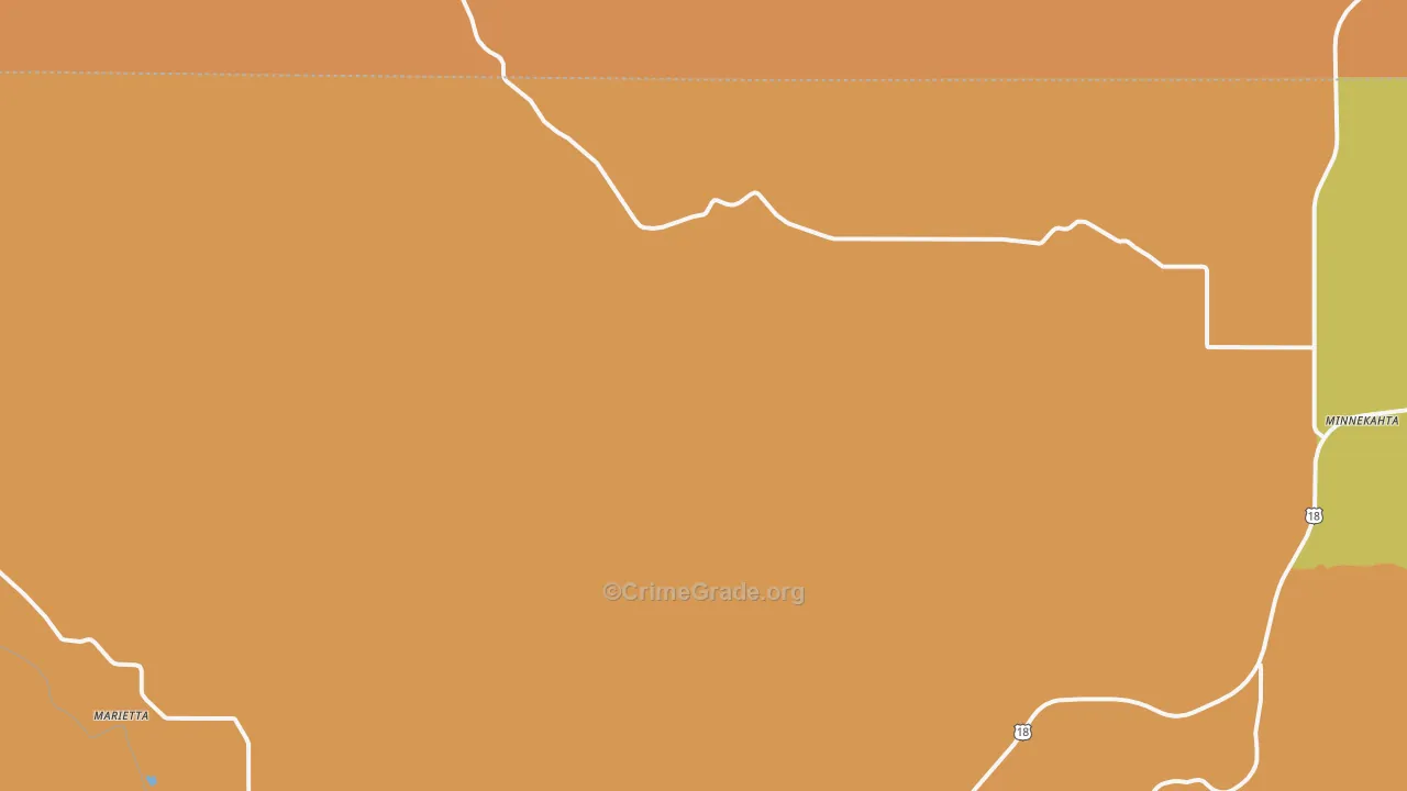 Dudley, SD Map of Drug-Related Crime Rates