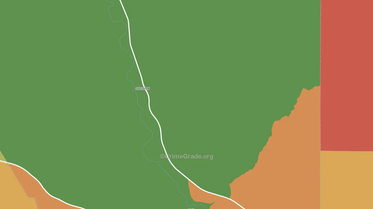 Duncan, AZ Map of Drug-Related Crime Rates