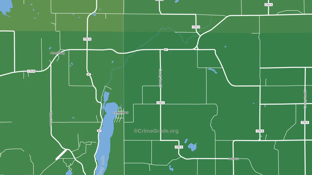 Dundee, WI Map of Drug-Related Crime Rates