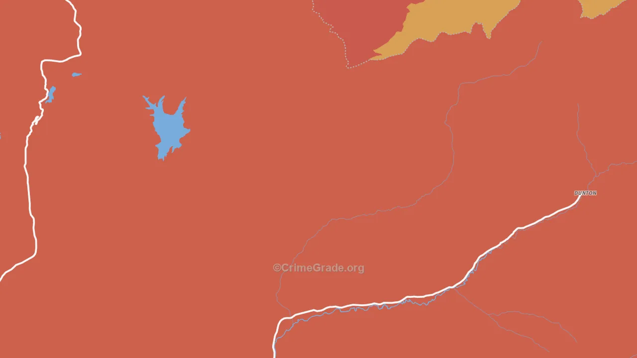 Dunton, CO Map of Drug-Related Crime Rates