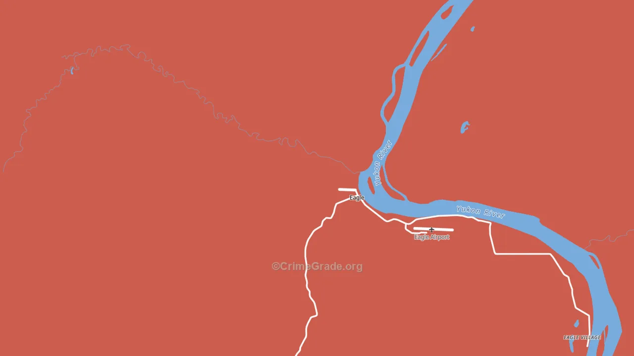 Eagle, AK Map of Drug-Related Crime Rates