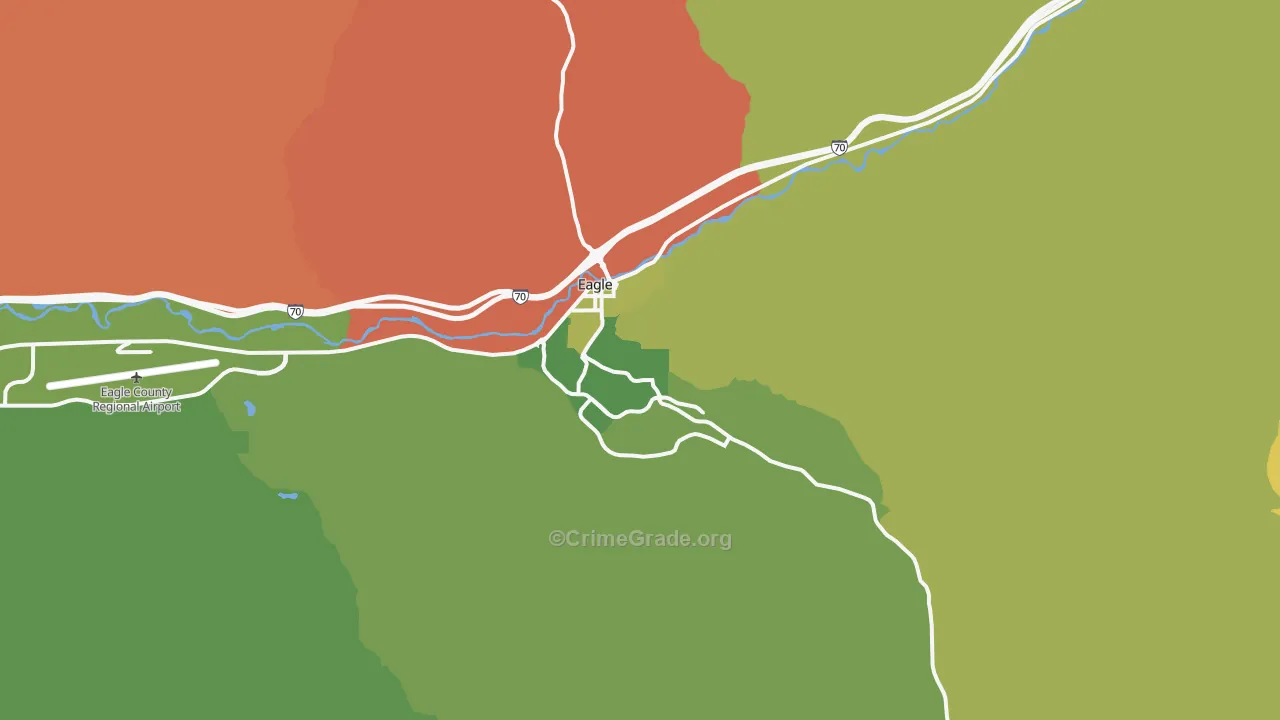 Eagle, CO Map of Drug-Related Crime Rates