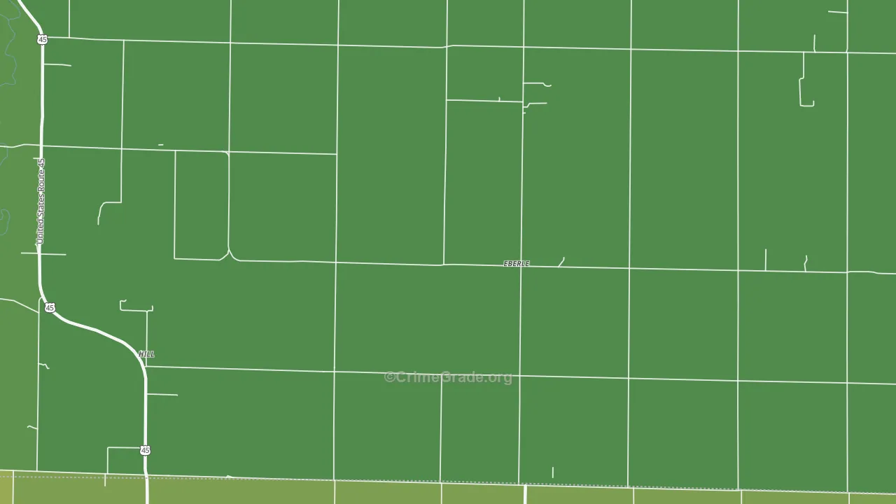 Eberle, IL Map of Drug-Related Crime Rates