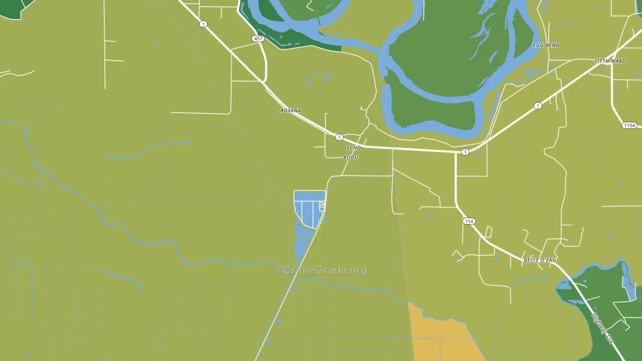 Echo, LA Map of Drug-Related Crime Rates