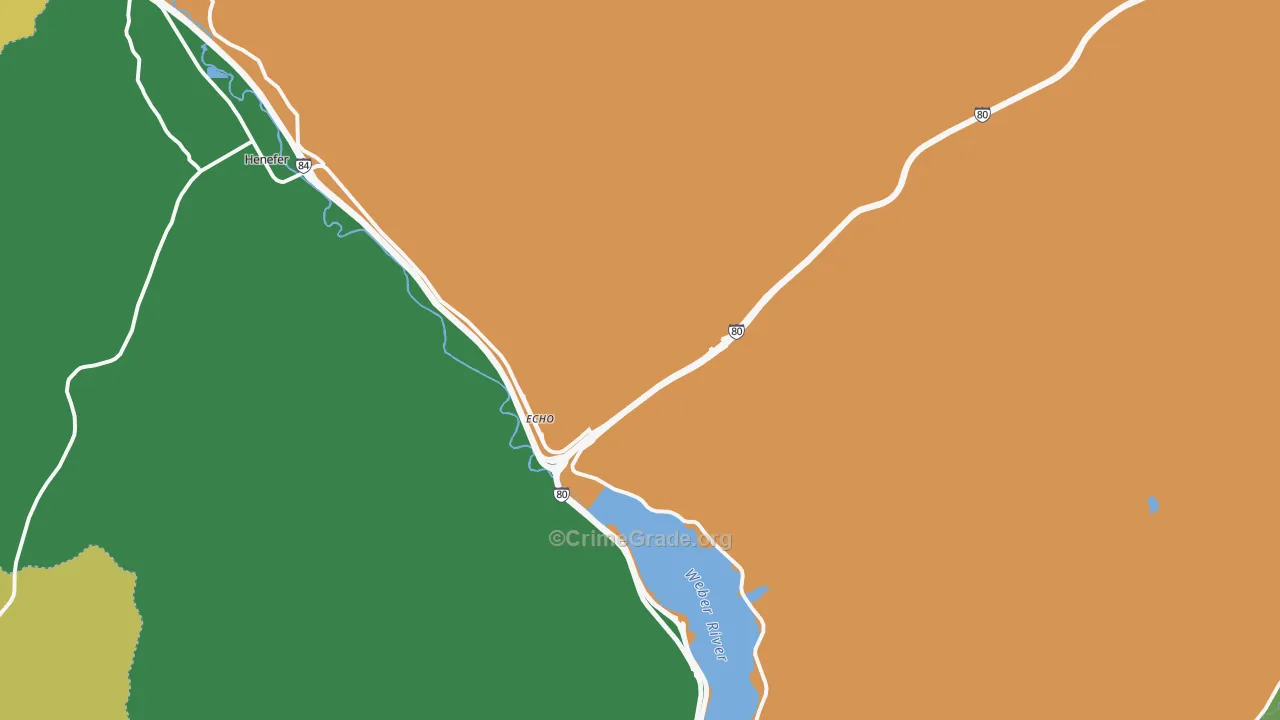 Echo, UT Map of Drug-Related Crime Rates