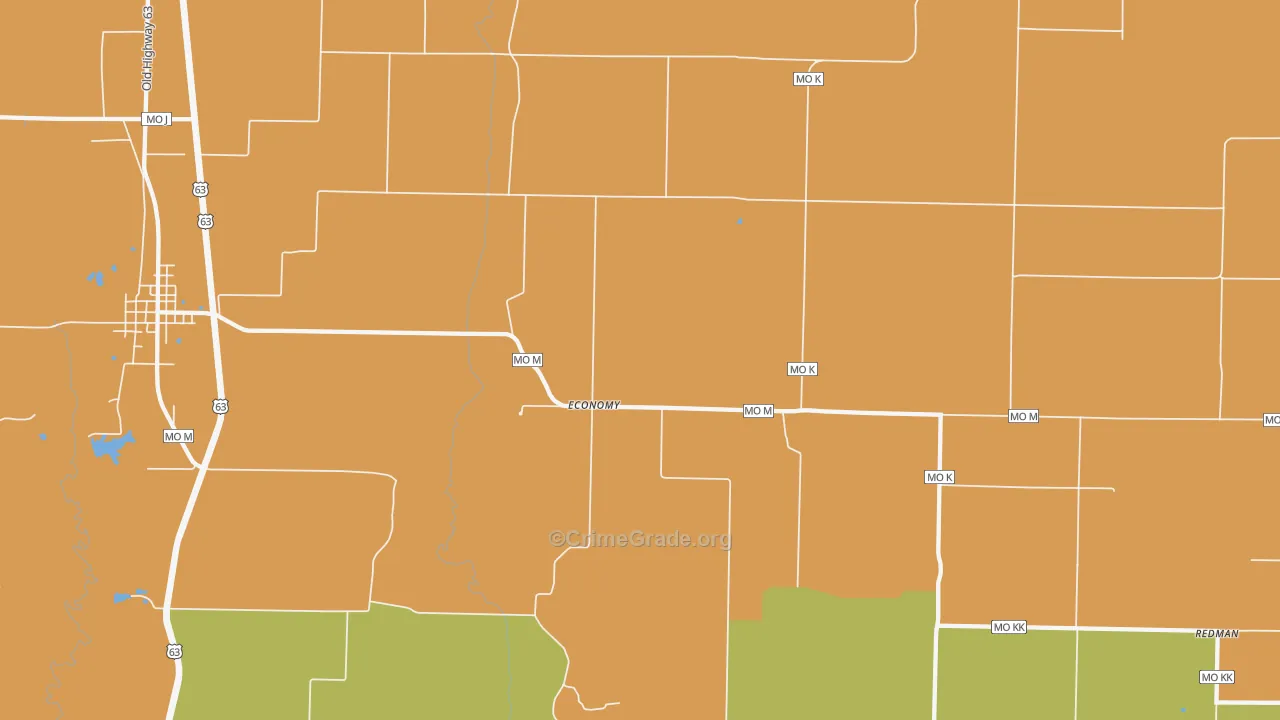 Economy, MO Map of Drug-Related Crime Rates