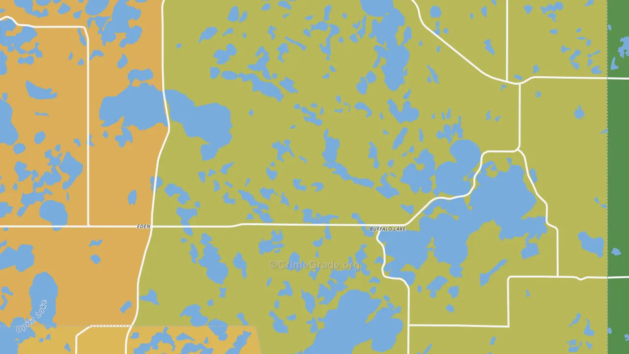 Eden, SD Map of Drug-Related Crime Rates