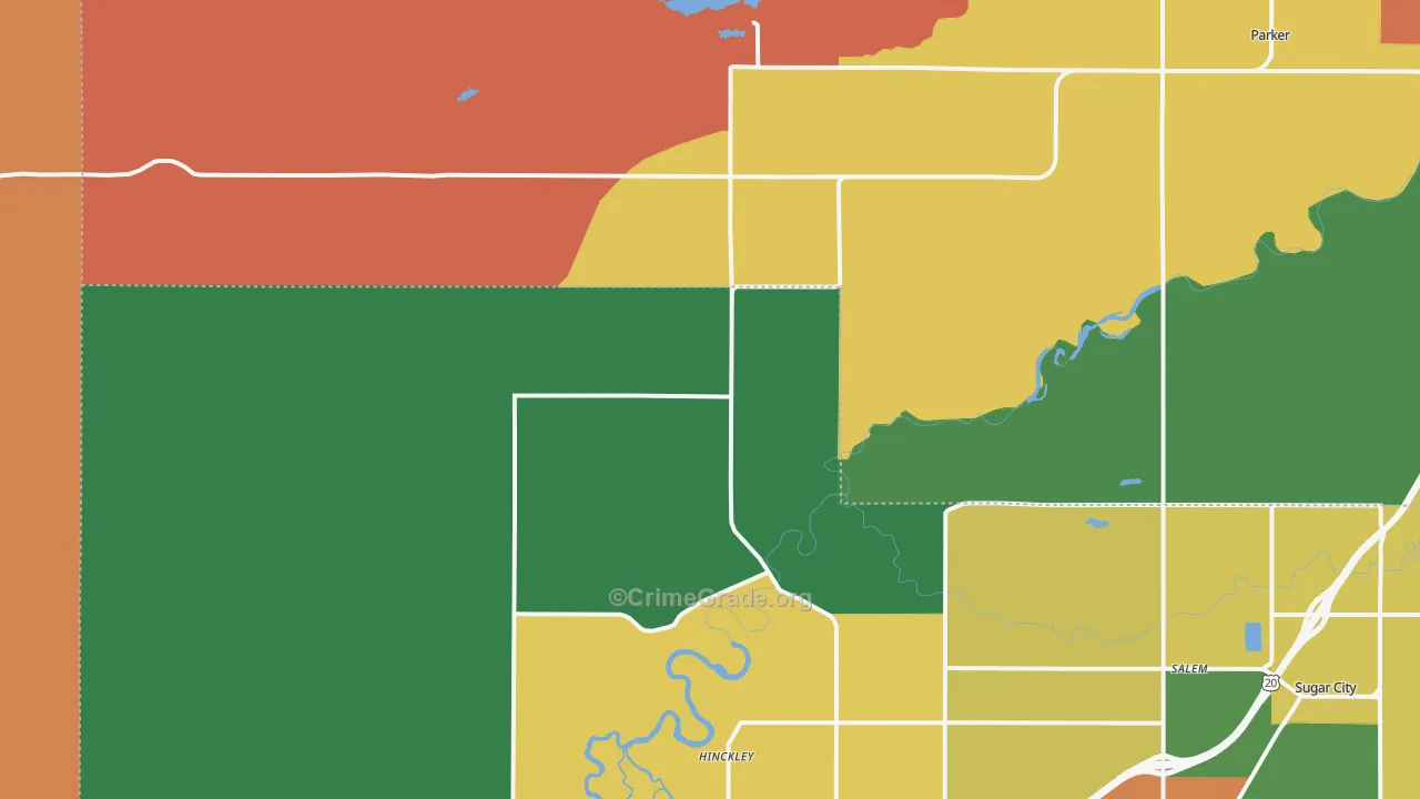 Edmonds, ID Map of Drug-Related Crime Rates
