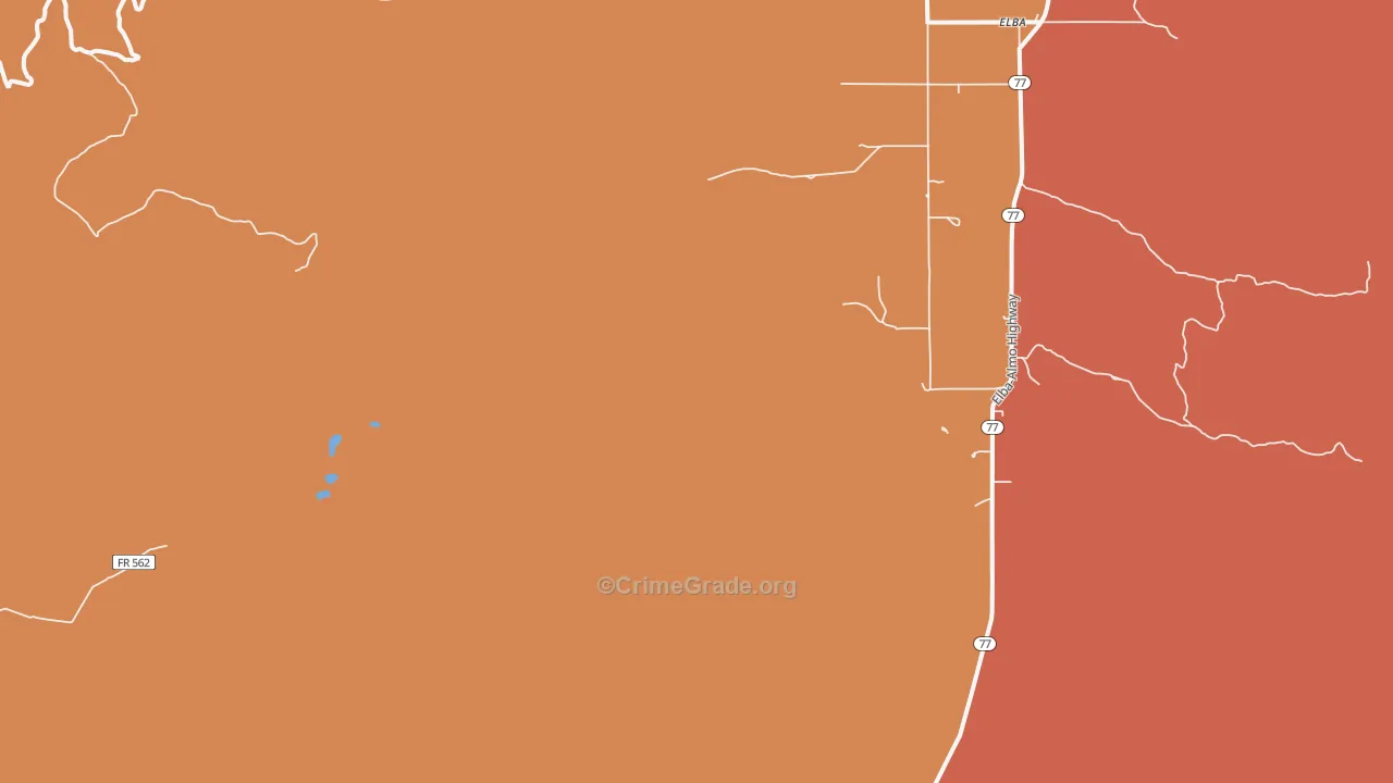 Elba, ID Map of Drug-Related Crime Rates