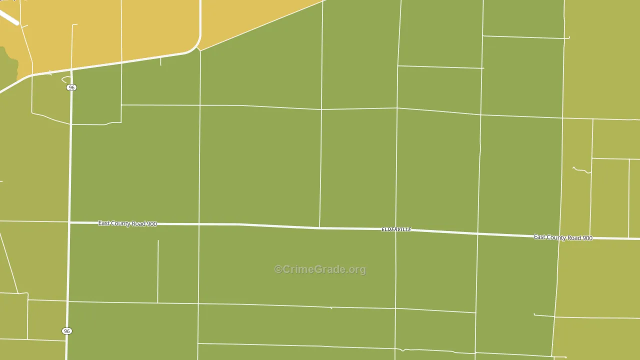 Elderville, IL Map of Drug-Related Crime Rates