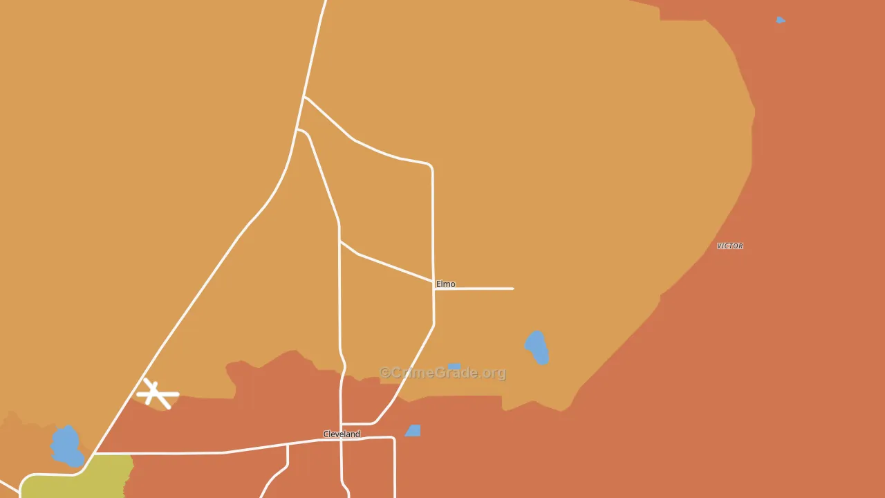 Elmo, UT Map of Drug-Related Crime Rates
