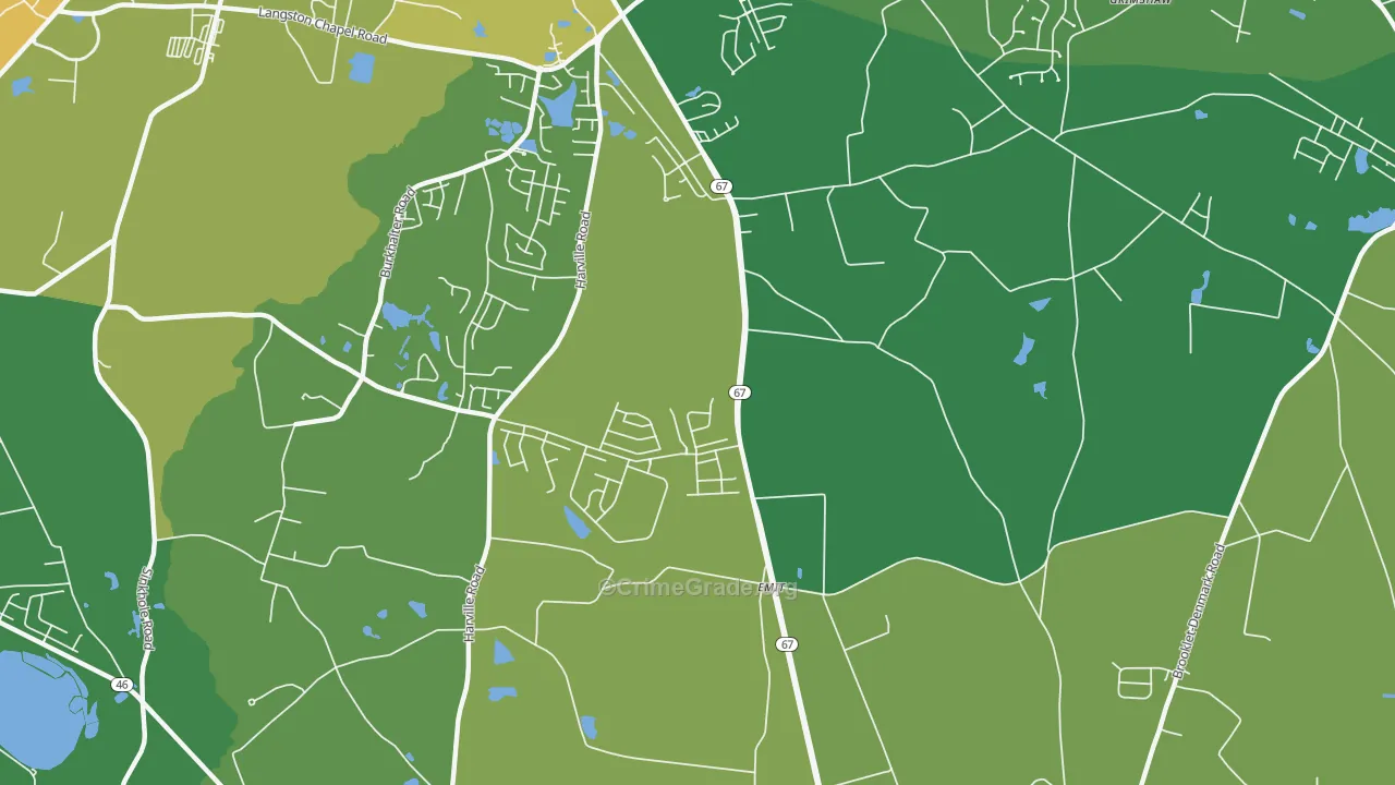 Emit, GA Map of Drug-Related Crime Rates