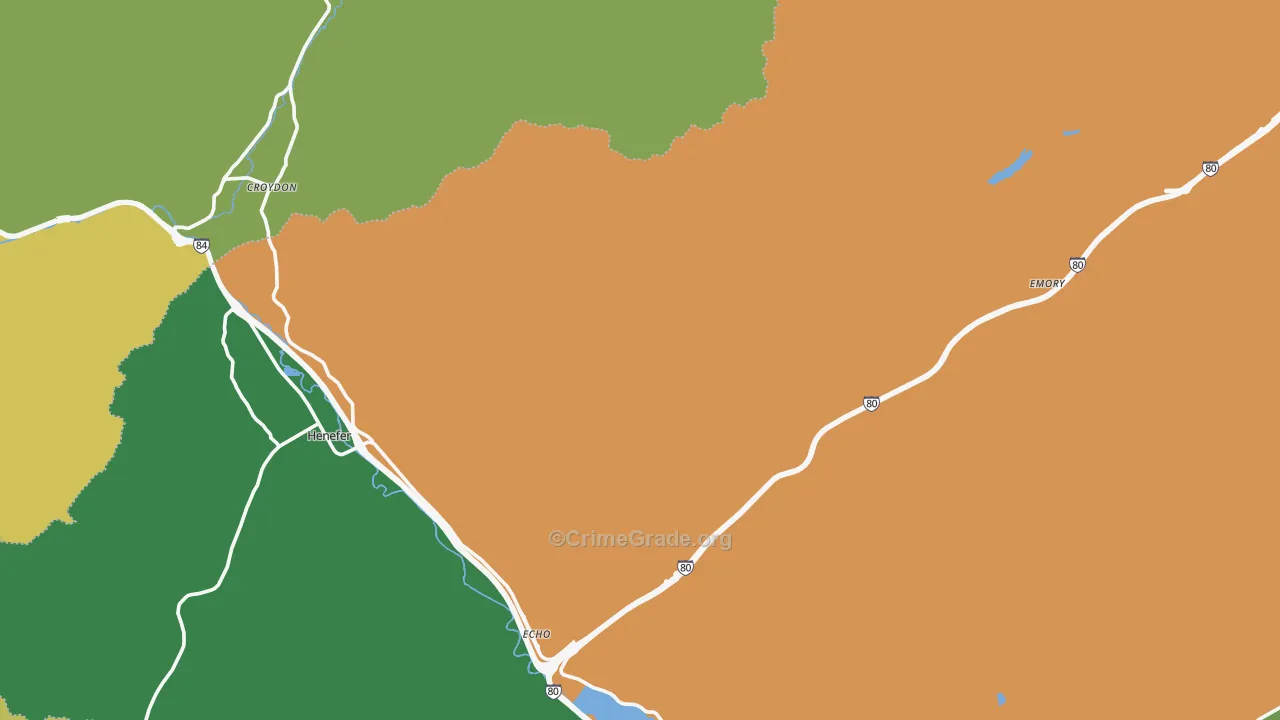 Emory, UT Map of Drug-Related Crime Rates