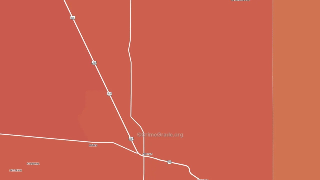 Encino, NM Map of Drug-Related Crime Rates