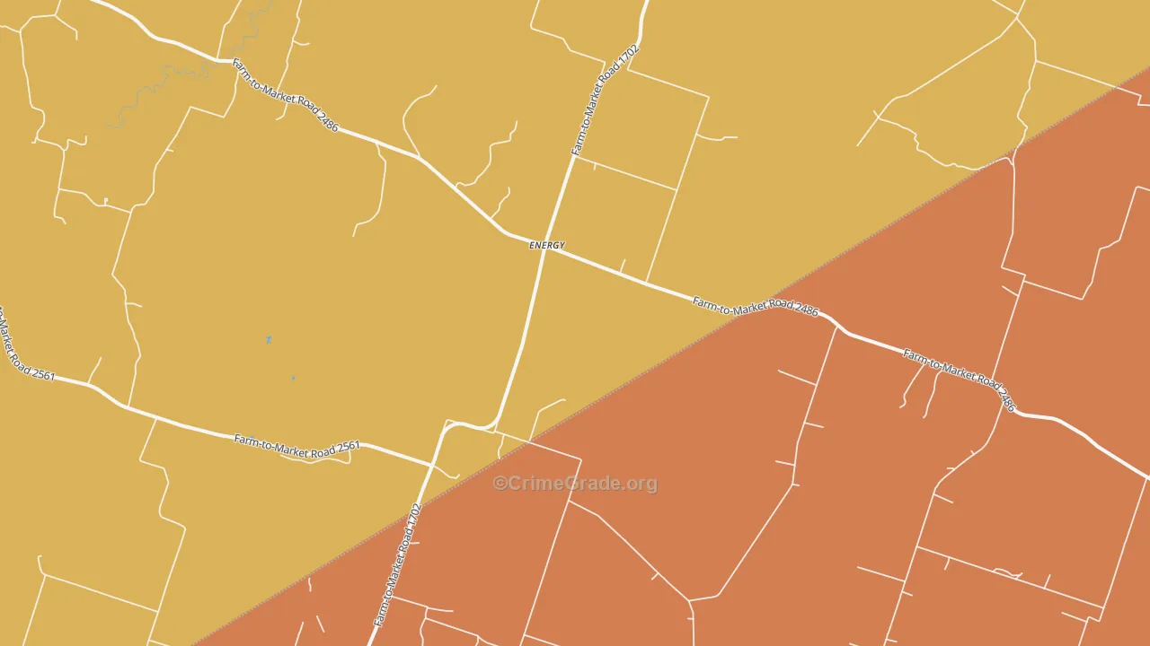 Energy, TX Map of Drug-Related Crime Rates