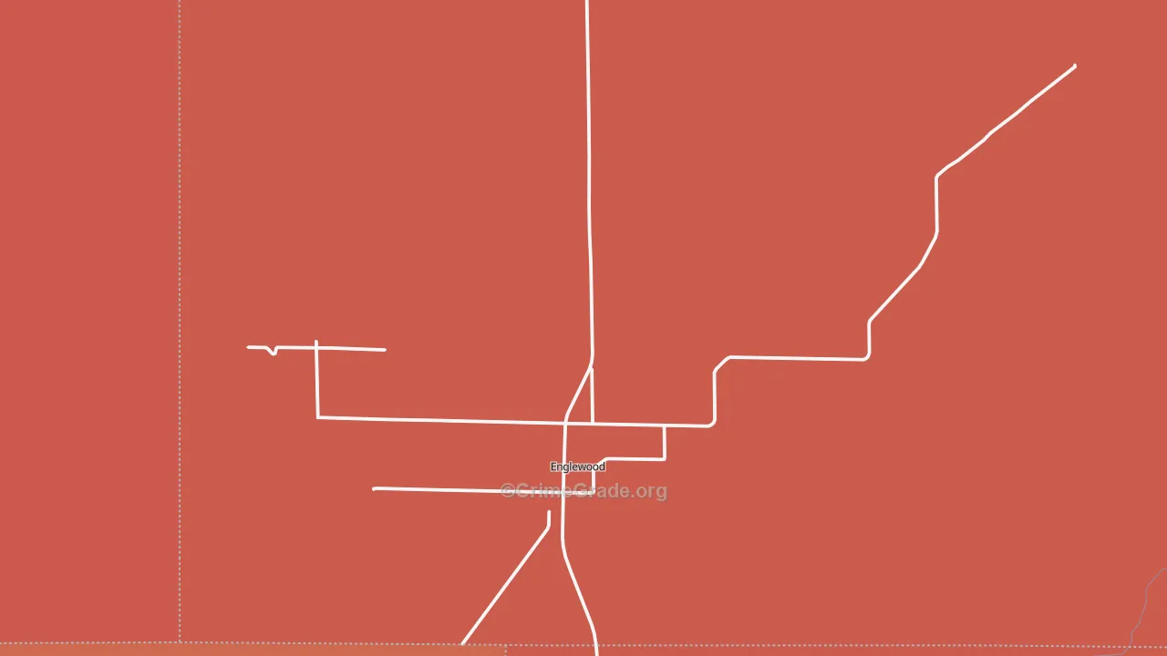 Englewood, KS Map of Drug-Related Crime Rates