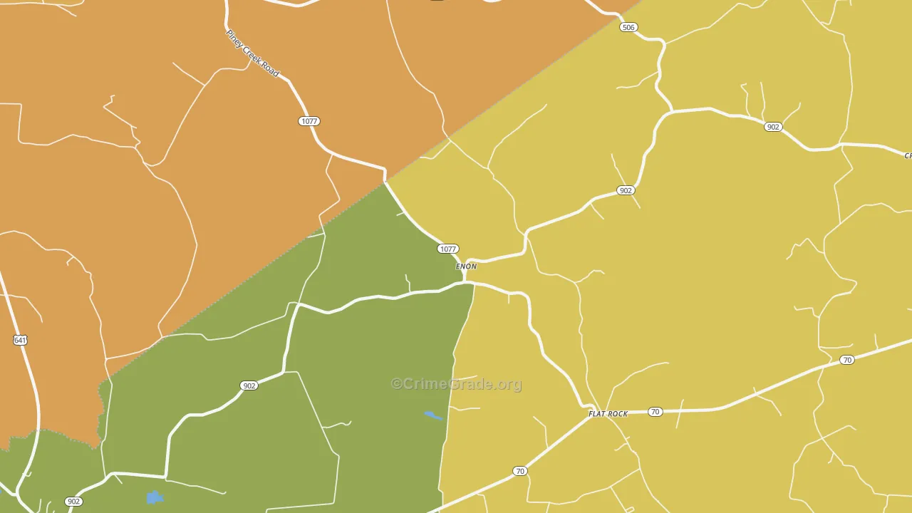 Enon, KY Map of Drug-Related Crime Rates