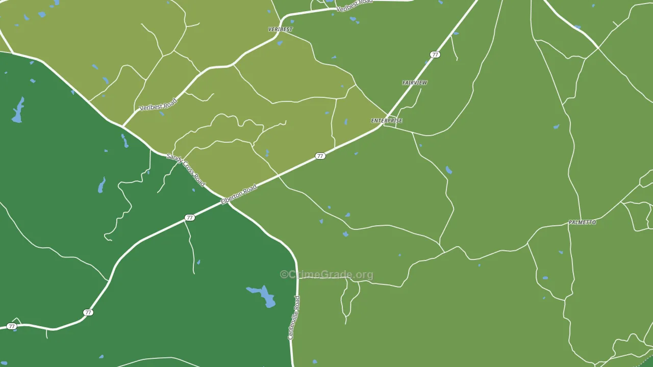 Enterprise, GA Map of Drug-Related Crime Rates