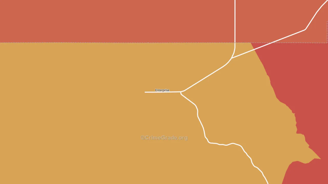 Enterprise, UT Map of Drug-Related Crime Rates