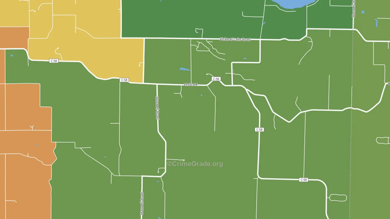 Epsilon, MI Map of Drug-Related Crime Rates