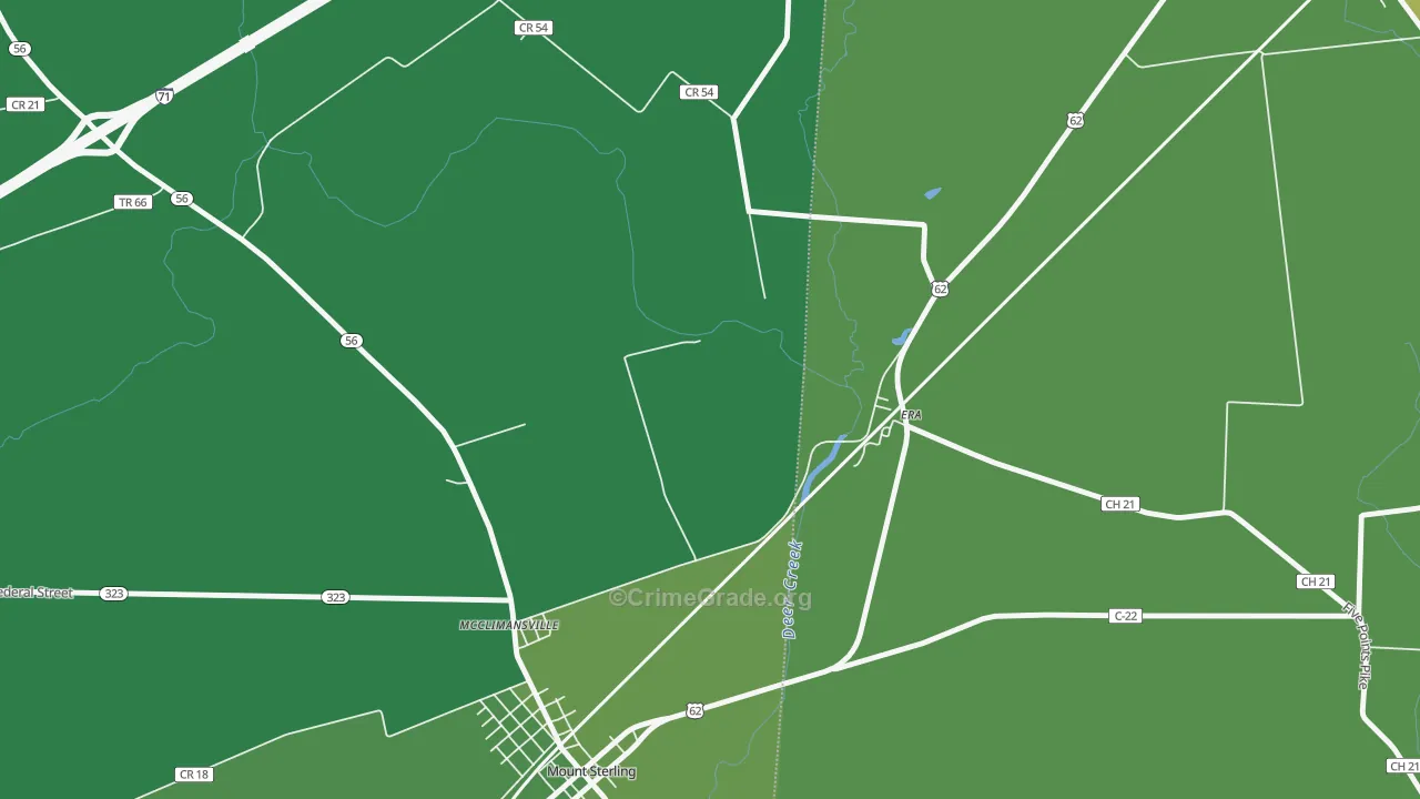 Era, OH Map of Drug-Related Crime Rates