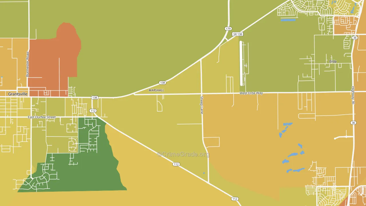 Erda, UT Map of Drug-Related Crime Rates
