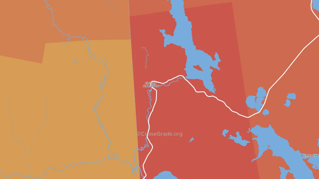 Errol, ME Map of Drug-Related Crime Rates
