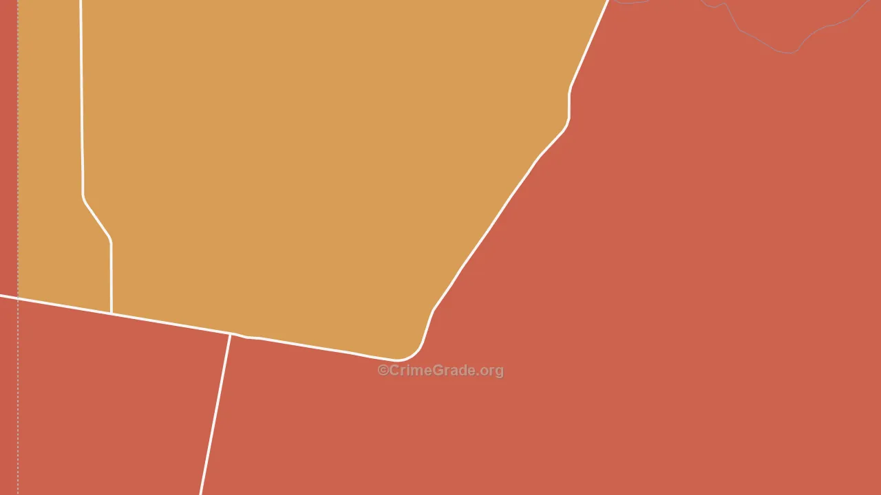 Escobas, TX Map of Drug-Related Crime Rates