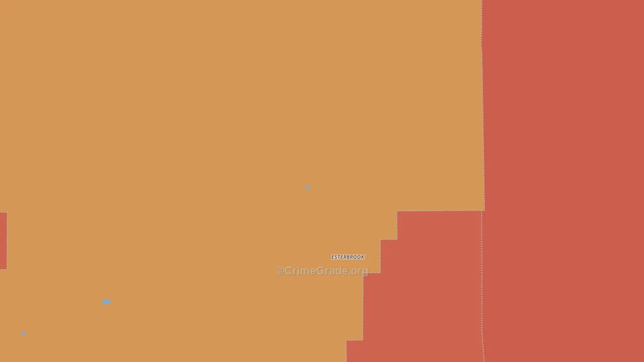 Esterbrook, WY Map of Drug-Related Crime Rates