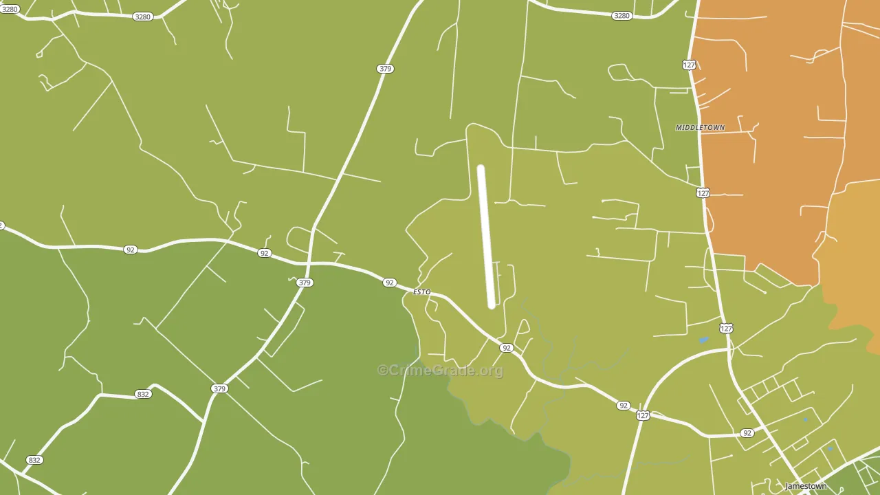 Esto, KY Map of Drug-Related Crime Rates