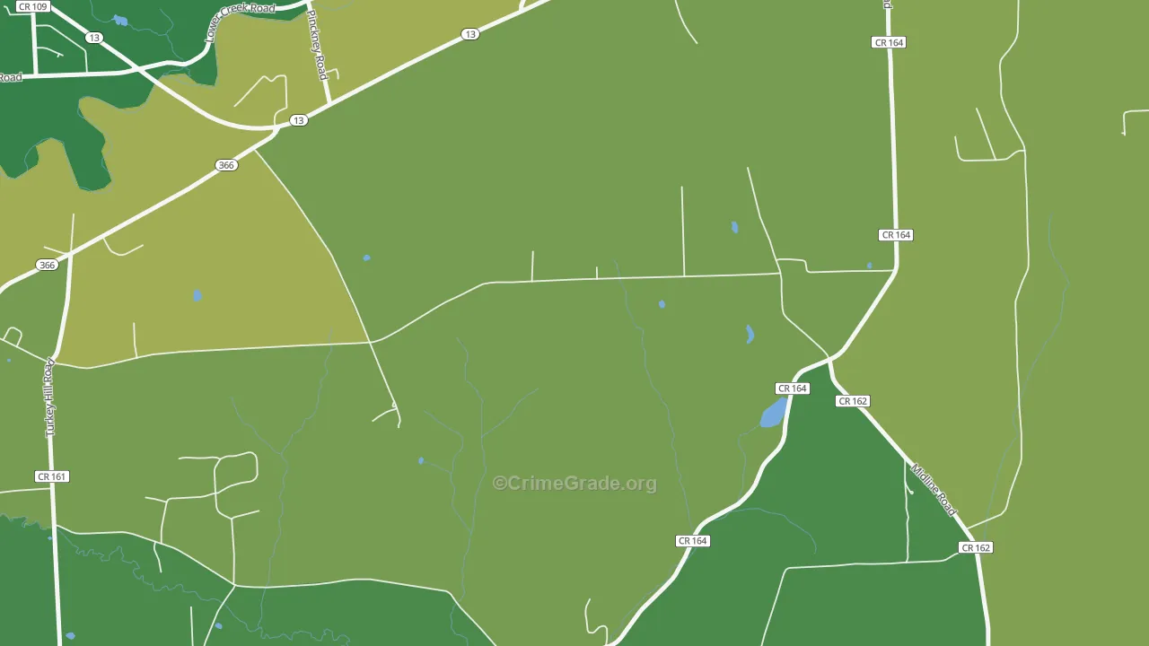 Etna, NY Map of Drug-Related Crime Rates