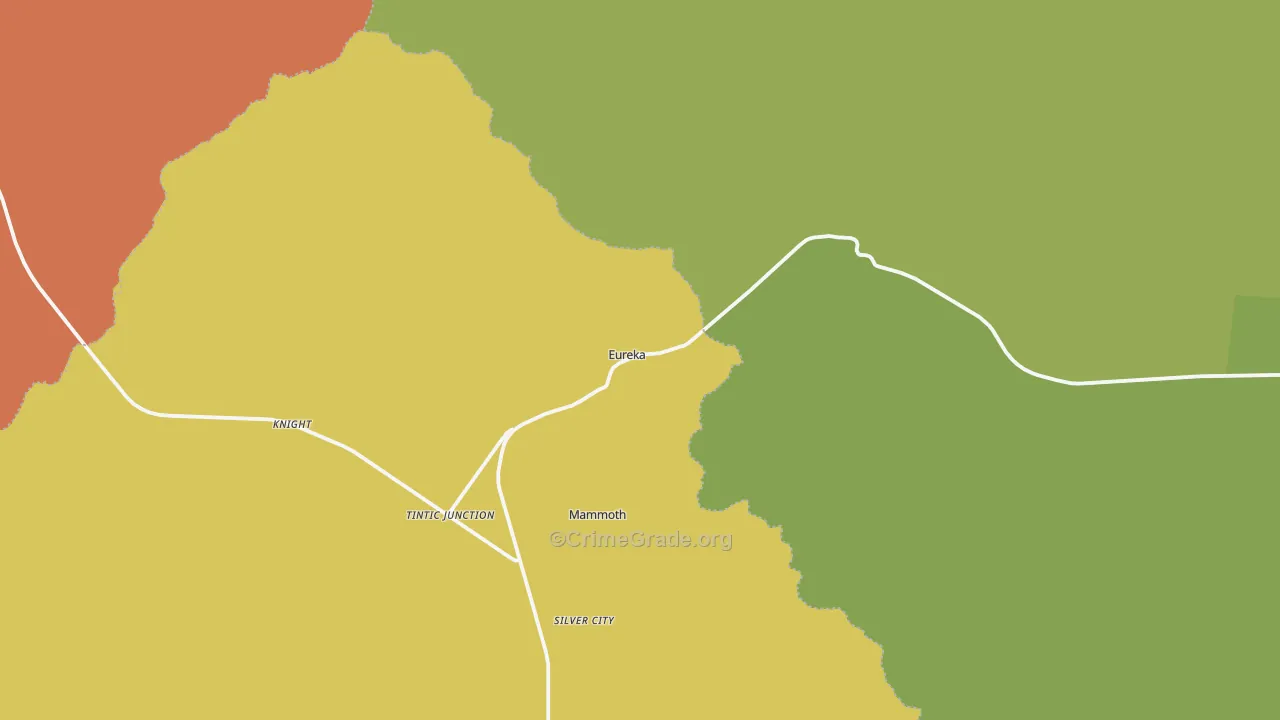 Eureka, UT Map of Drug-Related Crime Rates
