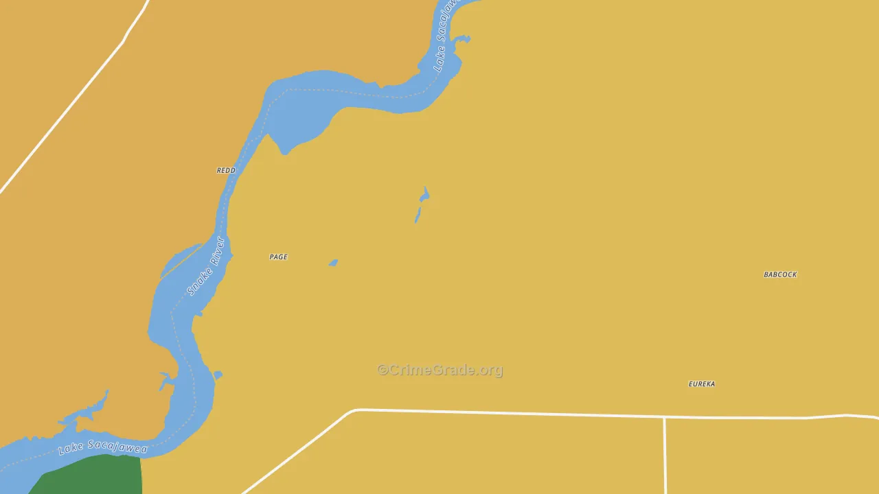 Eureka, WA Map of Drug-Related Crime Rates