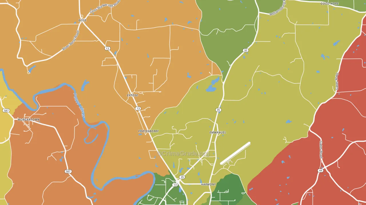 Expose, MS Map of Drug-Related Crime Rates