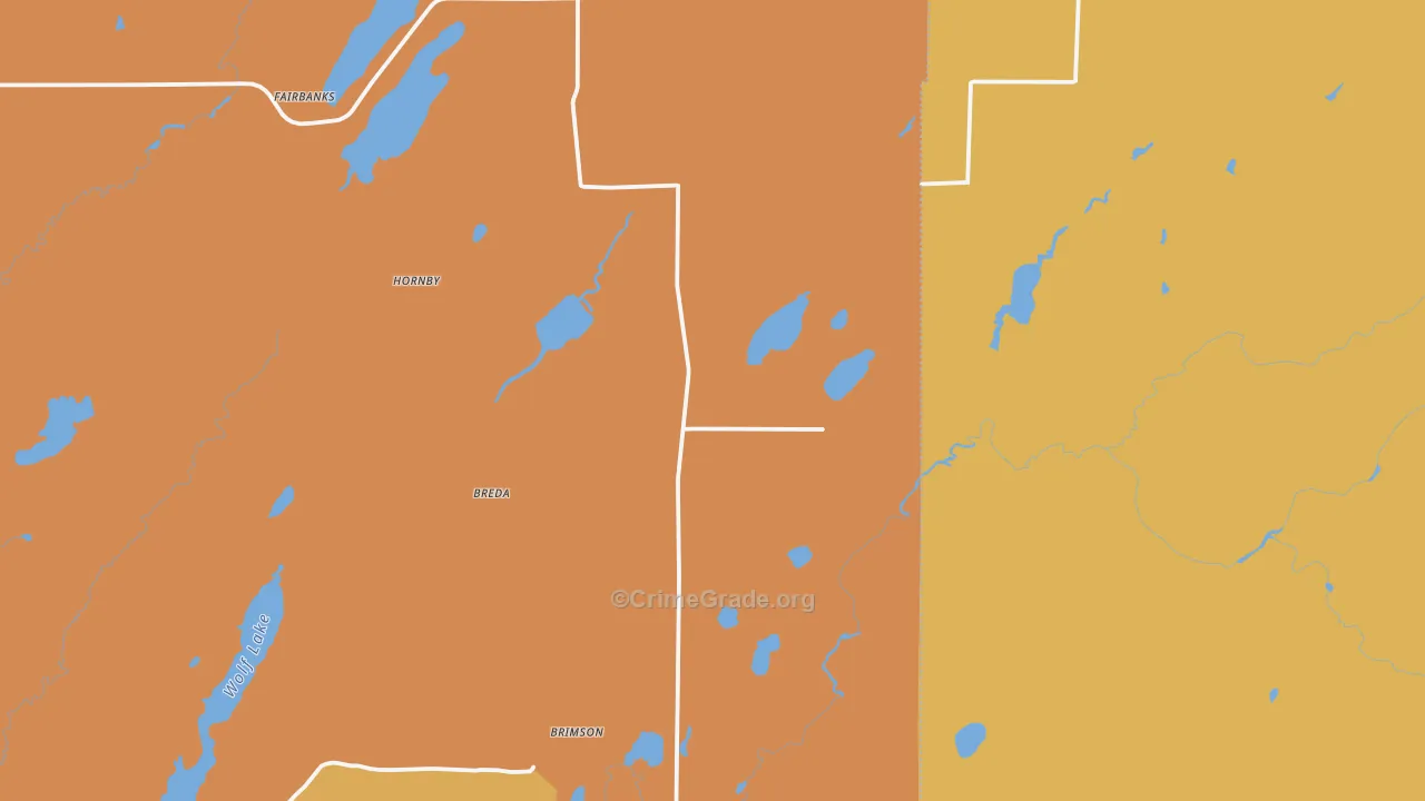 Fairbanks, MN Map of Drug-Related Crime Rates